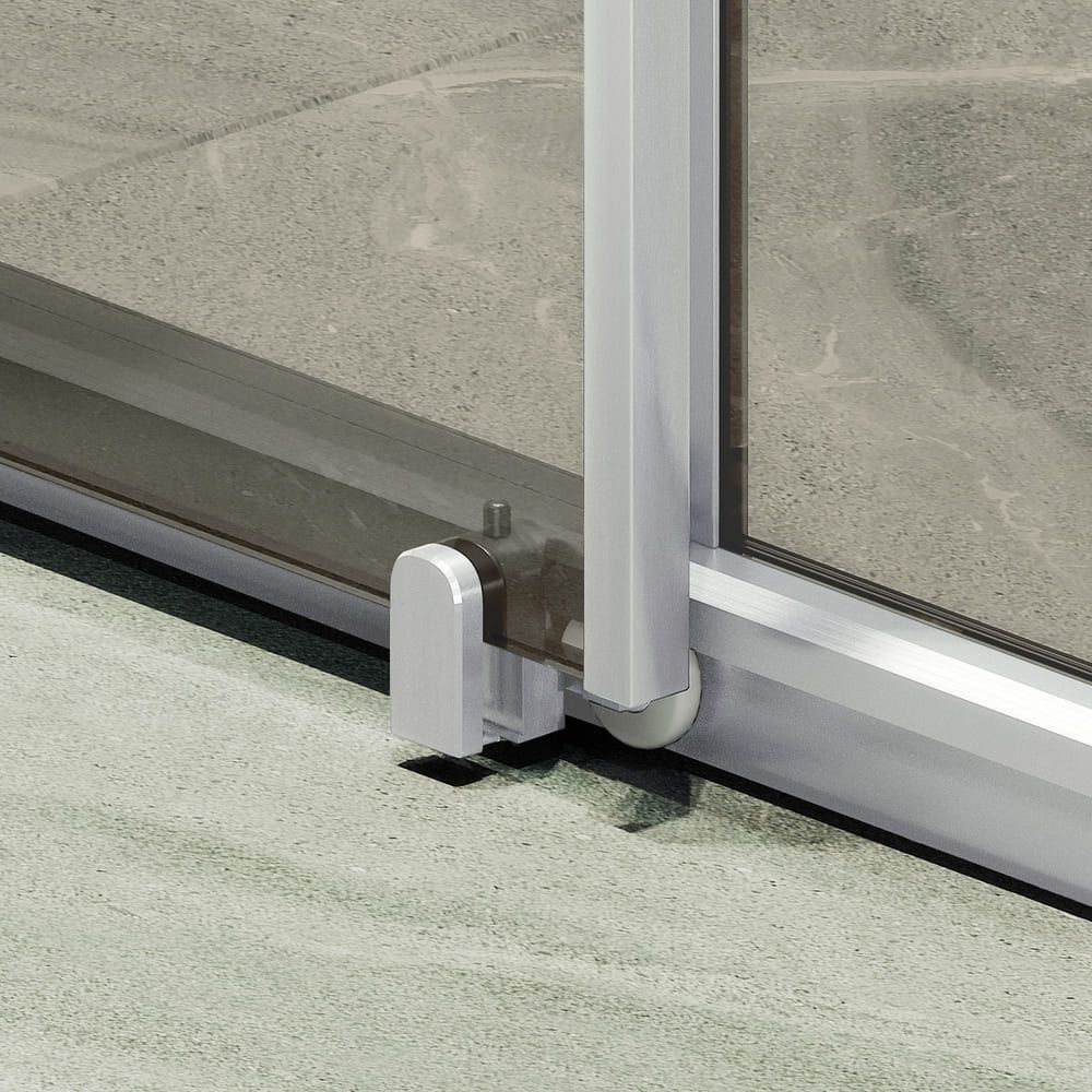 Душевая дверь раздвижная Maybahglass (Майбахгласс) 1950х1200 мм, стекло 6 мм Бронза MGD-1541-5