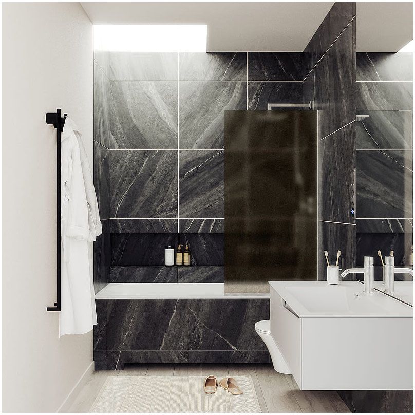 Шторка для ванны в профиле Maybahglass (Майбахгласс) 1400х600 мм, стекло 8 мм Бронза матовая MGV-74-4у