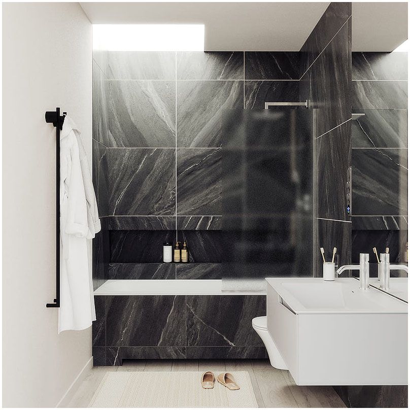 Шторка для ванны в профиле Maybahglass (Майбахгласс) 1400х700 мм, стекло 8 мм Сатин MGV-93-4у