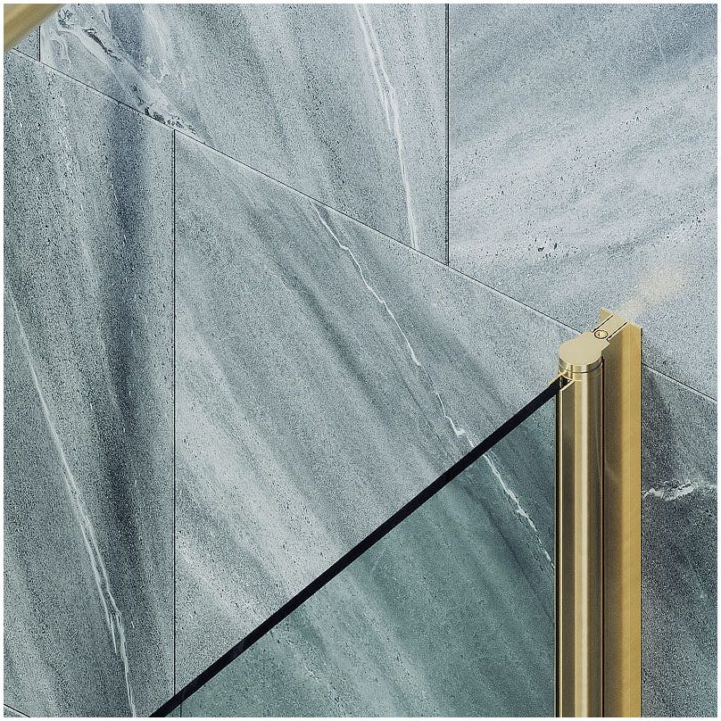 Шторка для ванны поворотная на монопетле Maybahglass (Майбахгласс) 1400х600 мм, стекло 6 мм Бесцветное MGV-598-3