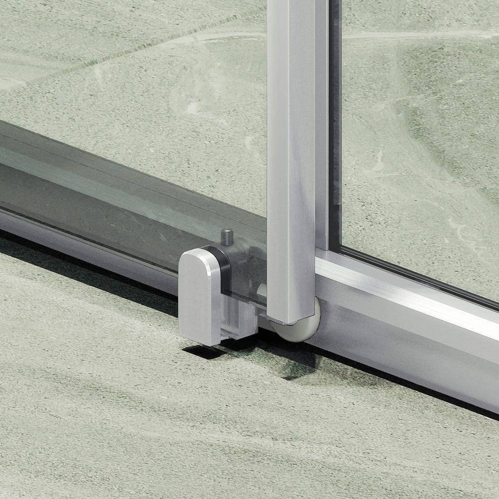 Душевая дверь раздвижная Maybahglass (Майбахгласс) 1950х1000 мм, стекло 6 мм Бесцветное MGD-1275-5