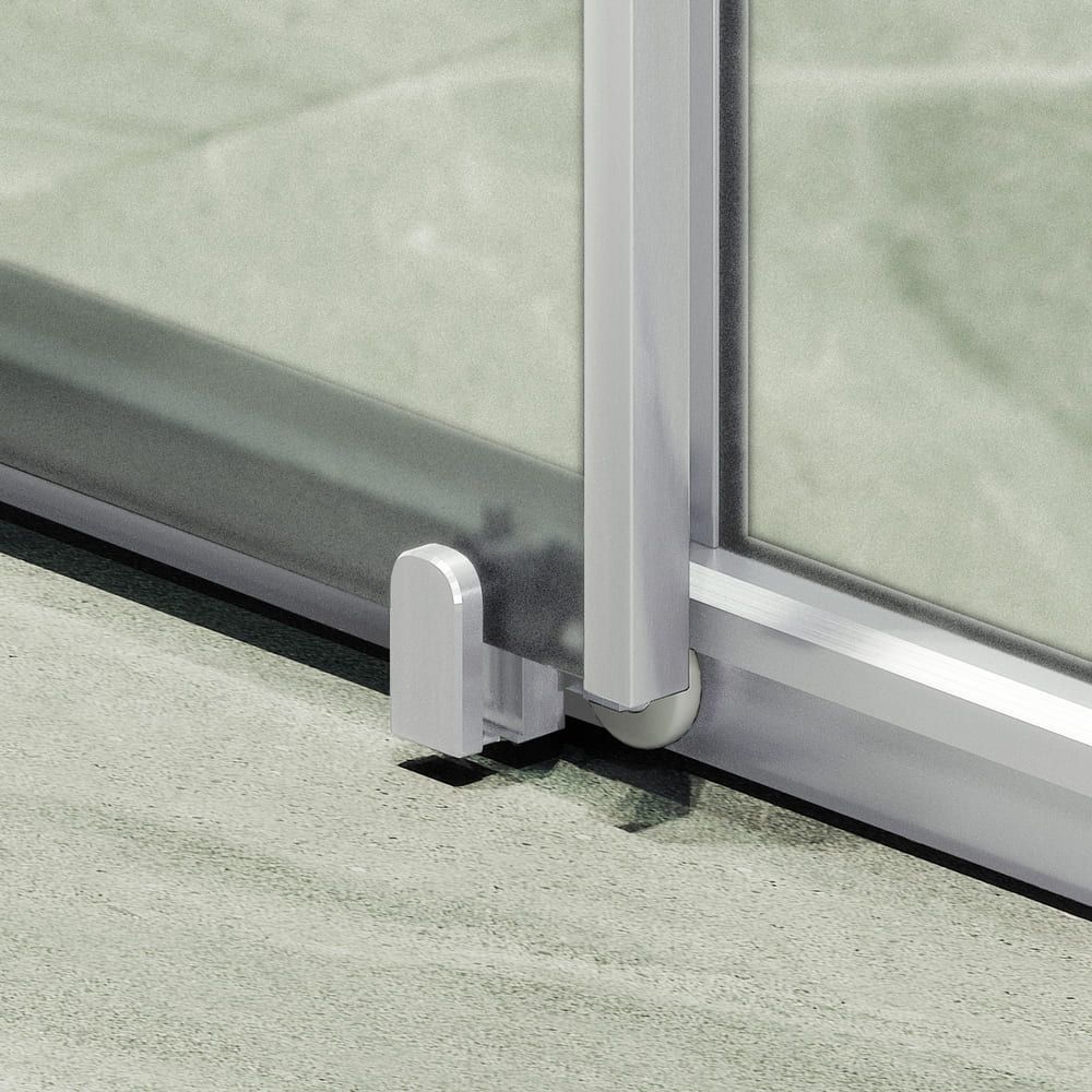 Душевая дверь раздвижная Maybahglass (Майбахгласс) 1950х1000 мм, стекло 6 мм Сатин MGD-1279-5