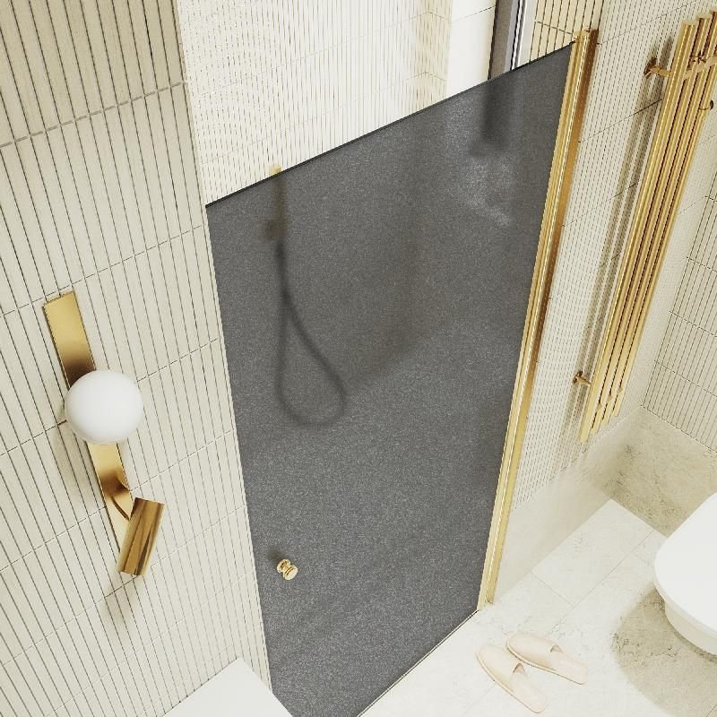 Душевая дверь Maybahglass (Майбахгласс) на монопетле 1980х800 мм, Стекло 6 мм Графит матовый MGD-807-3