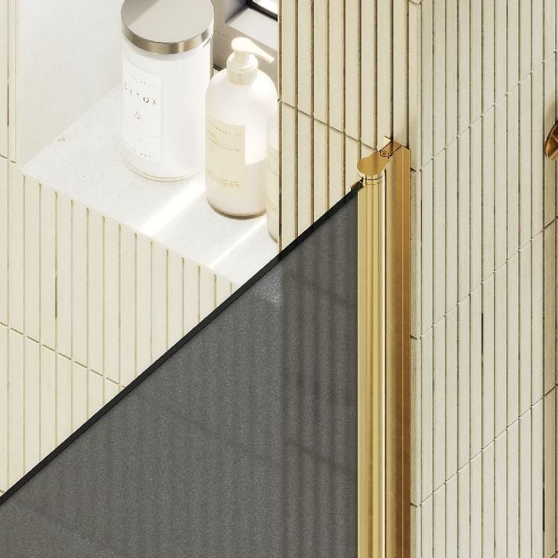 Душевая дверь Maybahglass (Майбахгласс) на монопетле 1980х800 мм, Стекло 6 мм Графит матовый MGD-807-3