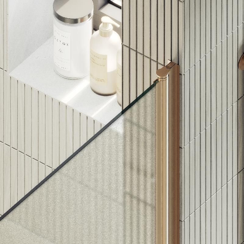 Душевая дверь Maybahglass (Майбахгласс) на монопетле 1980х800 мм, Стекло 6 мм Сатин MGD-808-2