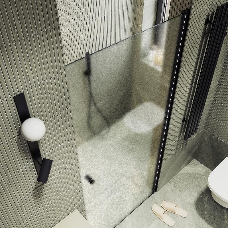 Душевая дверь Maybahglass (Майбахгласс) на монопетле 1980х800 мм, Стекло 6 мм Сатин MGD-808-6