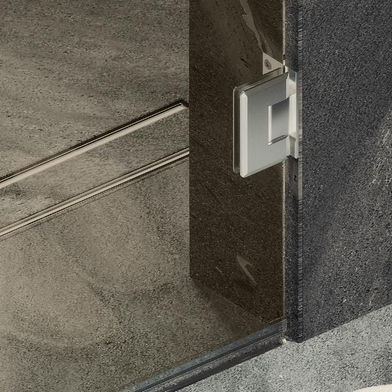 Душевая дверь Maybahglass (Майбахгласс) на петлях 1950х905 мм, Стекло 8 мм Бронза MGD-525-4