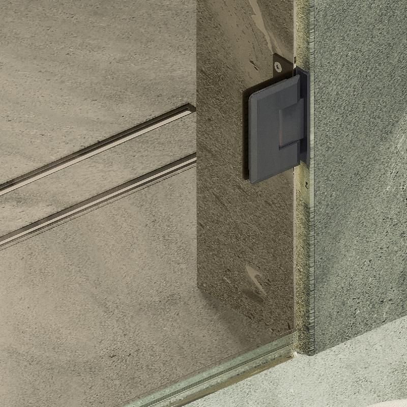 Душевая дверь Maybahglass (Майбахгласс) на петлях 1950х905 мм, Стекло 8 мм Бронза MGD-525-6