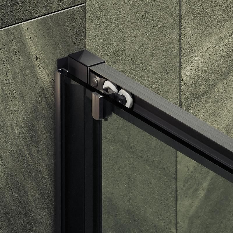 Душевая дверь Maybahglass (Майбахгласс), раздвижная,6 мм , Стекло Бесцветное,1950х1200 мм MGD-1276-6