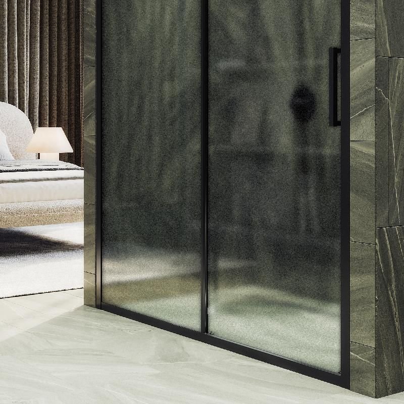 Душевая дверь Maybahglass (Майбахгласс), раздвижная,6 мм , Стекло Сатин,1950х1200 мм MGD-1280-6