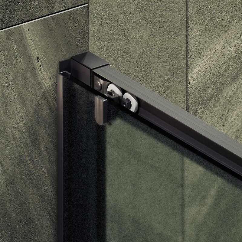 Душевая дверь Maybahglass (Майбахгласс), раздвижная,6 мм , Стекло Сатин,1950х1200 мм MGD-1280-6