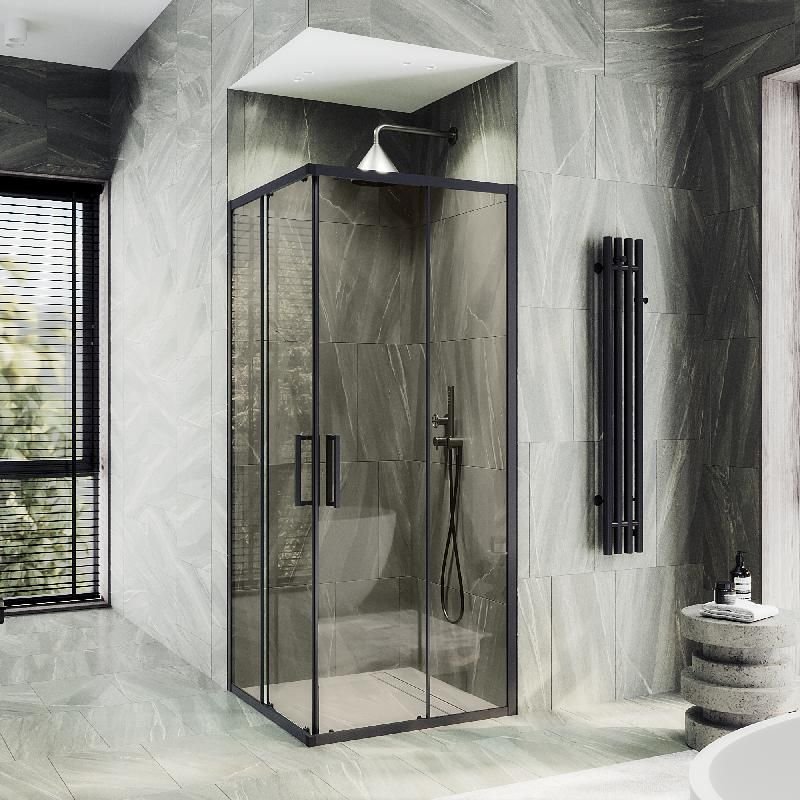 Душевой угол Maybahglass (Майбахгласс), раздвижной ,6мм , Стекло Бесцветное,90х90 см MGY-1323-6