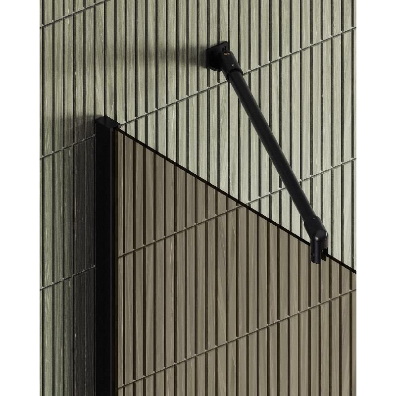 Душевая перегородка Maybahglass (Майбахгласс) в широком профиле 1950х890 мм, Стекло 8 мм Бронза MGD-691-6ш