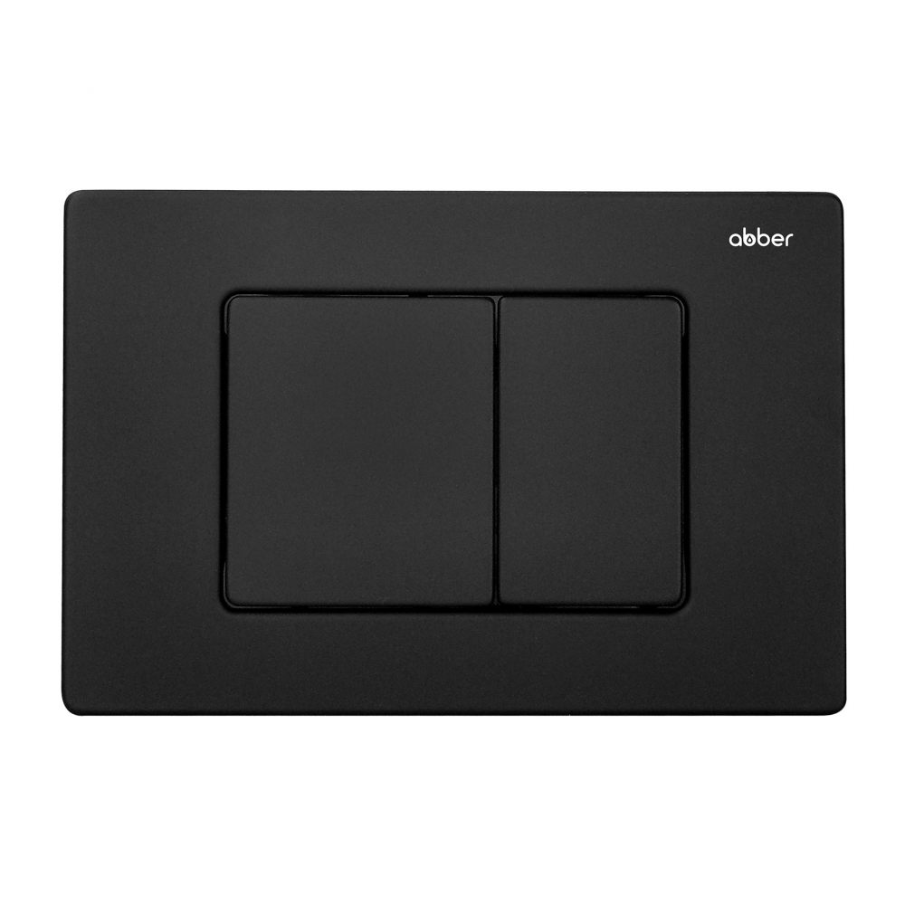 Кнопка смыва Abber (Аббер) AC0120MB черная матовая