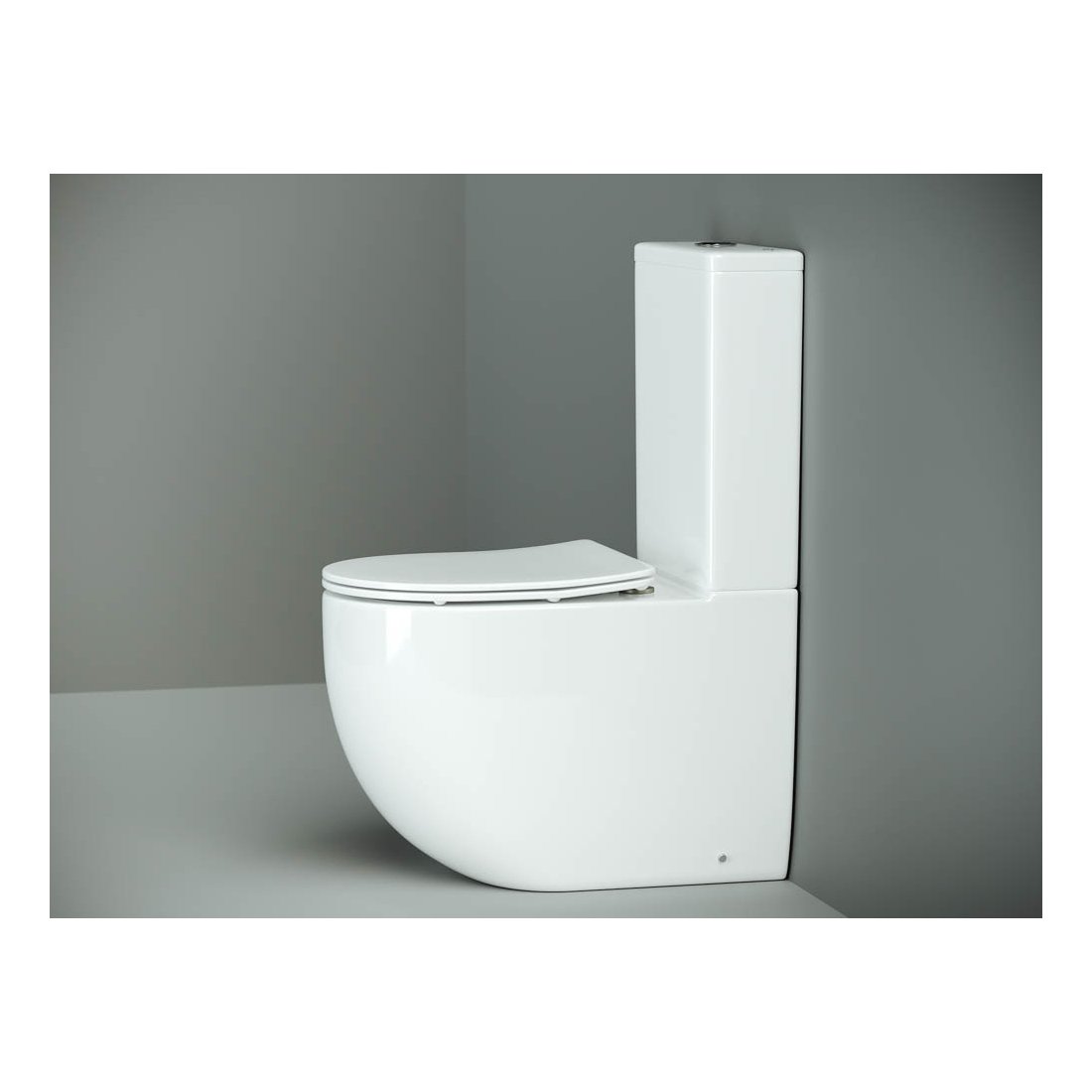 Унитаз напольный, приставной Ceramicanova (Керамиканова) Metropol CN4001 Белый