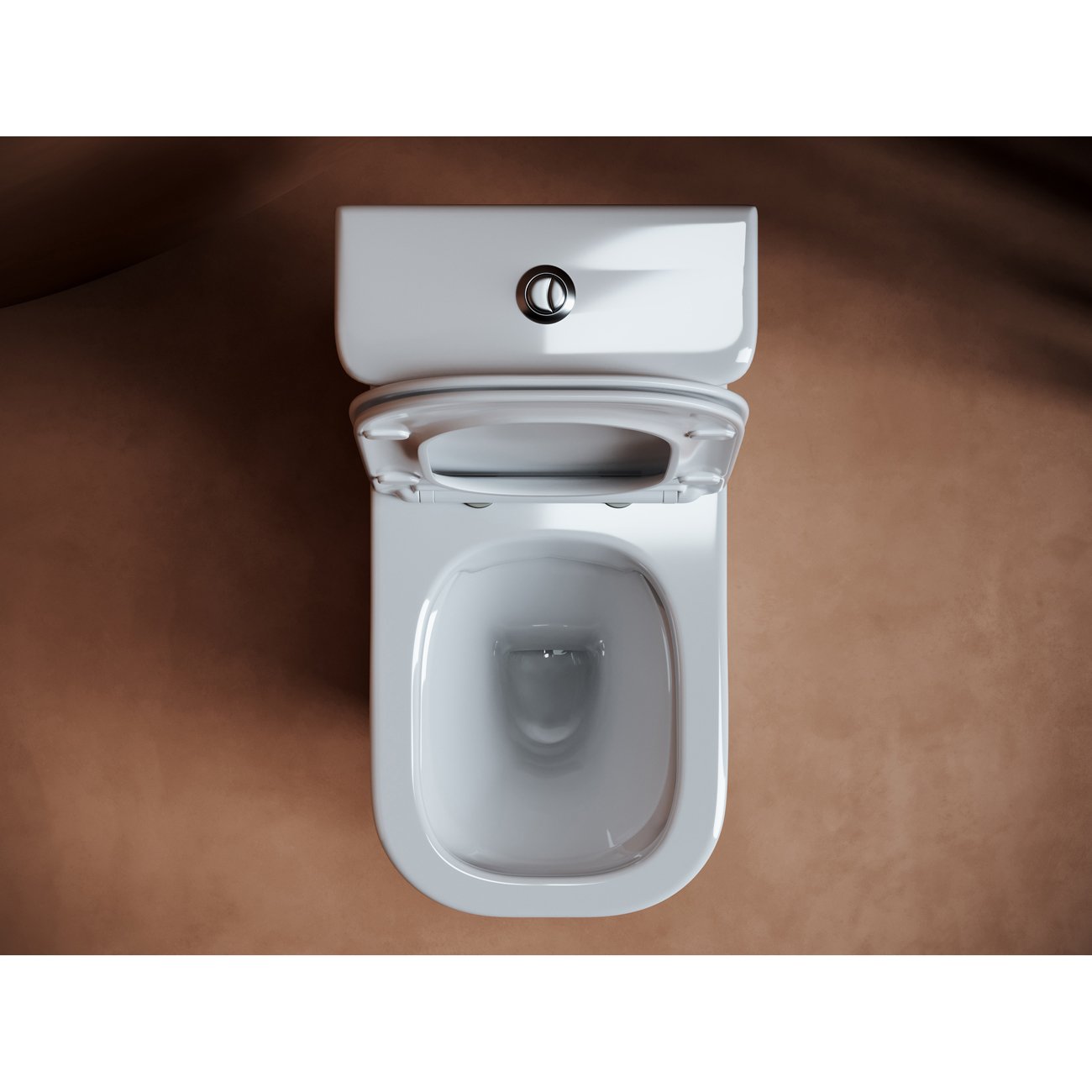 Унитаз напольный, приставной Ceramicanova (Керамиканова) Alfa CN9002 Белый