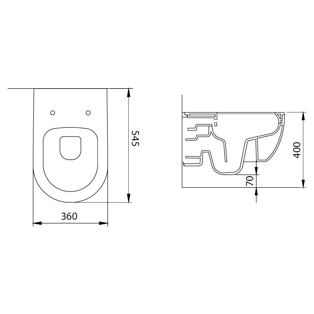 Унитаз подвесной Allen Brau Priority 4.31001.31 черный матовый