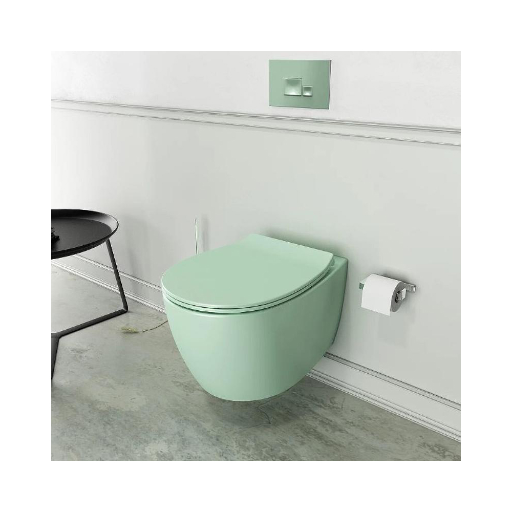 Сиденье для унитаза Allen Brau Fantasy Smartfix, Soft-Close 4.11005.MT, мятный