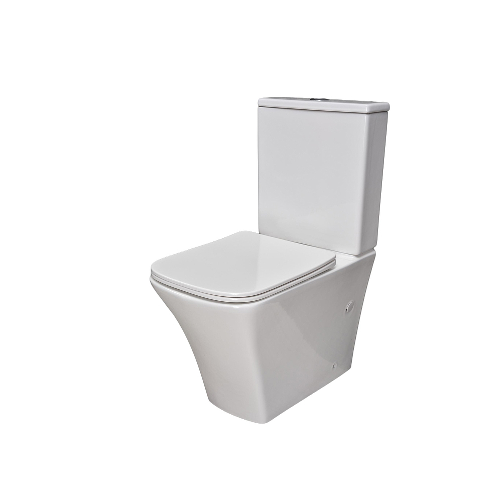 Унитаз напольный Gid Cuadrado 62.5x35x81см, Tn2184 62251Y, белый