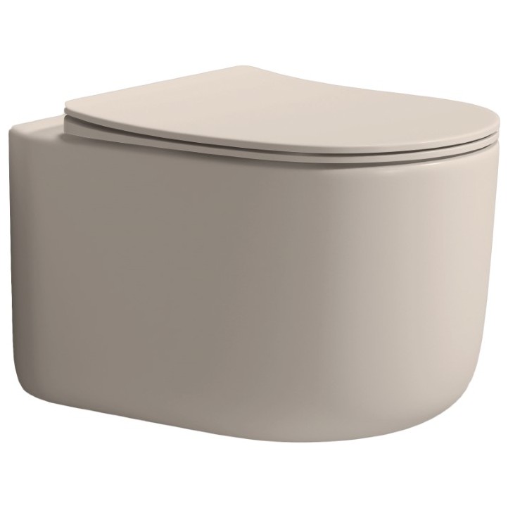 Унитаз Богеме Flow Белый 969-SET-D, Boheme LATTE SOFT