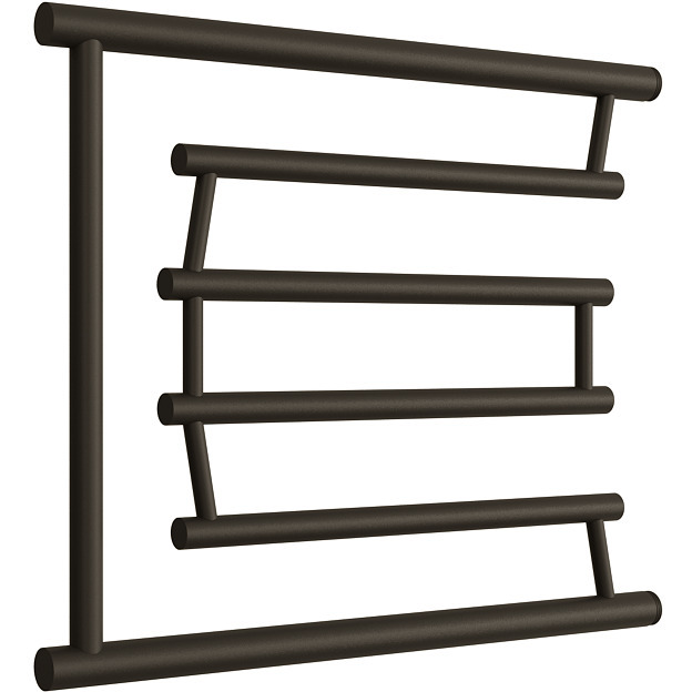 Полотенцесушитель водяной Двин (Dveen) D Pobeda 50х60 см, без полки, 1х3/4/1х1/2″ К0 черный матовый