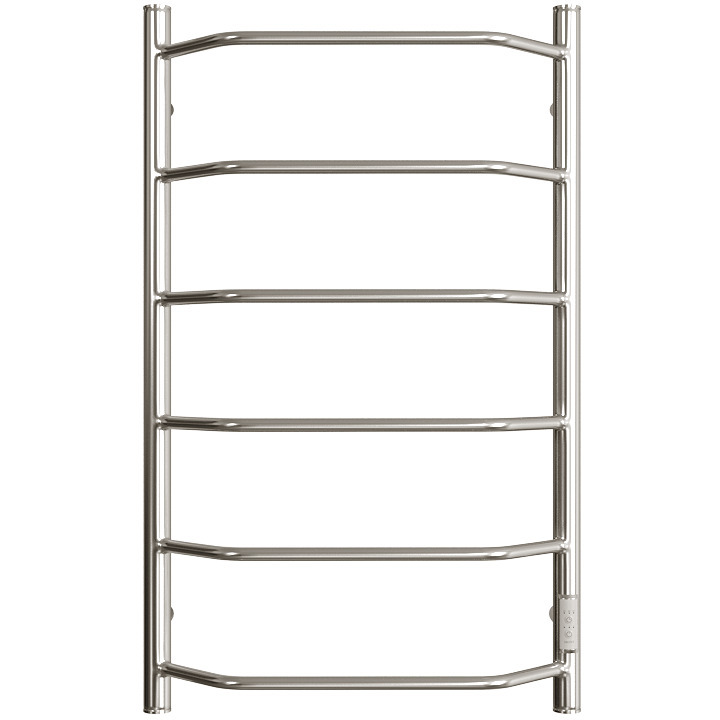 Полотенцесушитель электрический Двин (Dveen) E neo 80х50 см, К диммер полированный хром