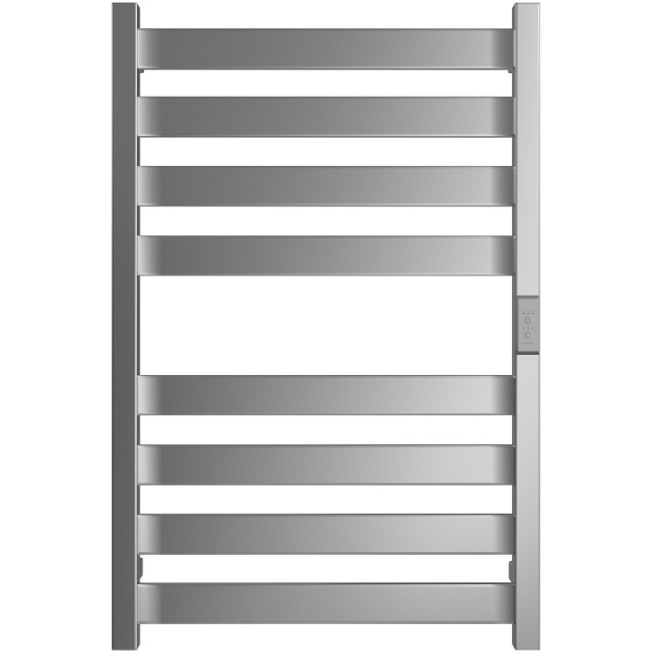 Полотенцесушитель электрический Двин (Dveen) G plaza neo 80х50 см, без полки, К диммер, квадрат полированный хром