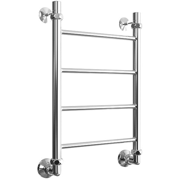 Полотенцесушитель водяной Двин (Dveen) J 60х40 см, без полки, 1х1/2″ К1 полированный хром