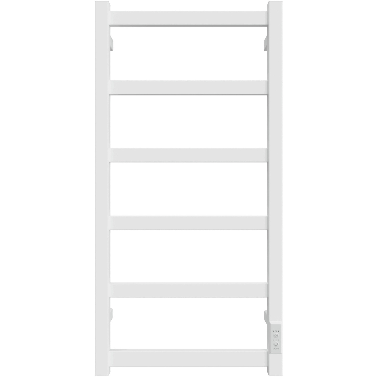 Полотенцесушитель электрический Двин (Dveen) J plaza neo 80х40 см, без полки, К диммер, квадрат белый