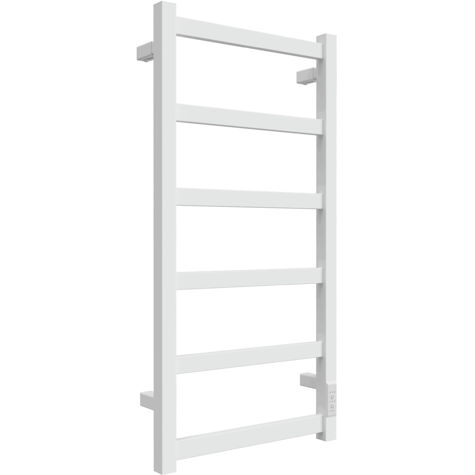 Полотенцесушитель электрический Двин (Dveen) J plaza neo 80х40 см, без полки, К диммер, квадрат белый