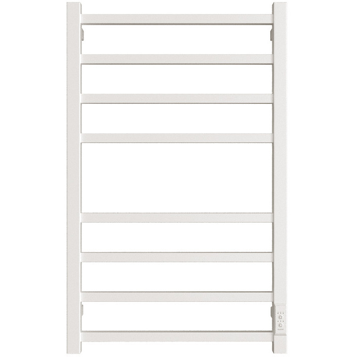 Полотенцесушитель электрический Двин (Dveen) L plaza neo 80х50 см, без полки, К диммер белый