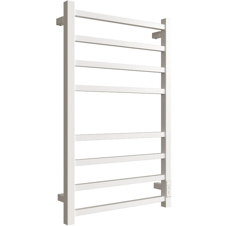 Полотенцесушитель электрический Двин (Dveen) L plaza neo 80х50 см, без полки, К диммер белый