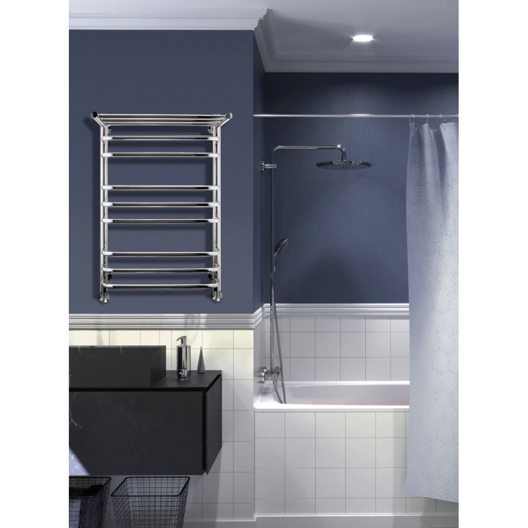Полотенцесушитель водяной Indigo (Индиго) Brace Полированный 532х800 мм LBCW80-50P