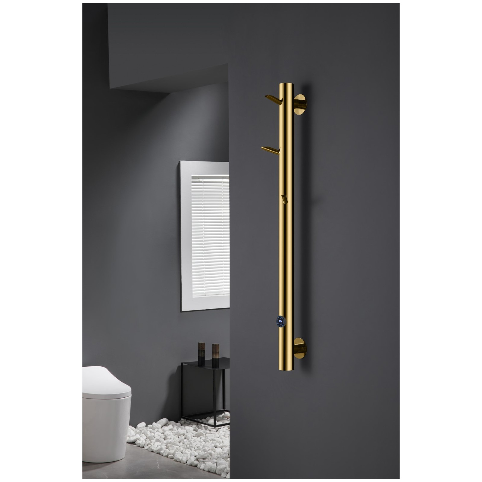 Полотенцесушитель электрический Богеме Oak Золотой 724-G, Boheme GOLD