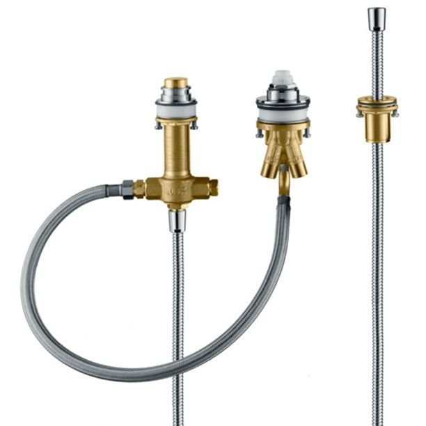 Скрытая часть смесителя Axor (Аксор) на 3 отверстия на край ванны 13439180