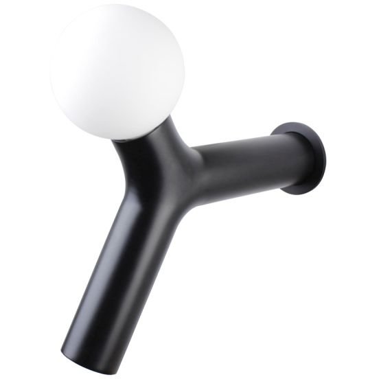 Лейка для душа Y-форма с лампой Bronze de Luxe (Бронз Де Люкс) Liberty 501B-L черный матовый