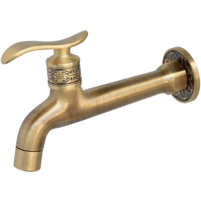 Сливной кран Bronze de Luxe (Бронз Де Люкс) длинный (насадка рассекатель) 21598/1