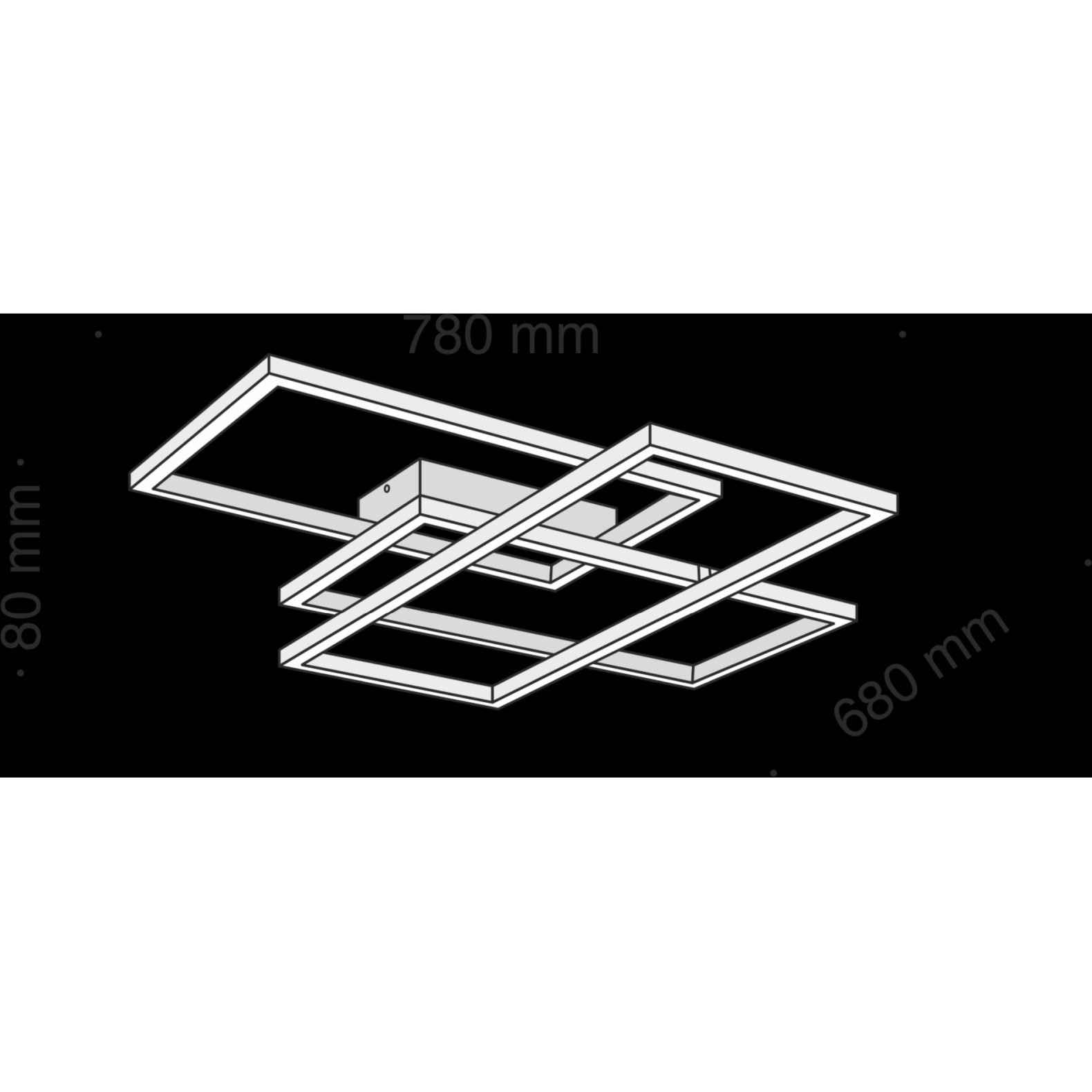 Потолочный светодиодный светильник Maytoni (Майтони) Rida MOD015CL-L80B4K