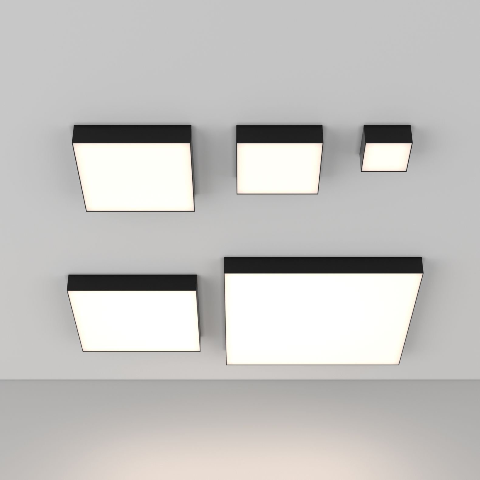 Потолочный светодиодный светильник Maytoni (Майтони) Zon C067CL-L12B4K