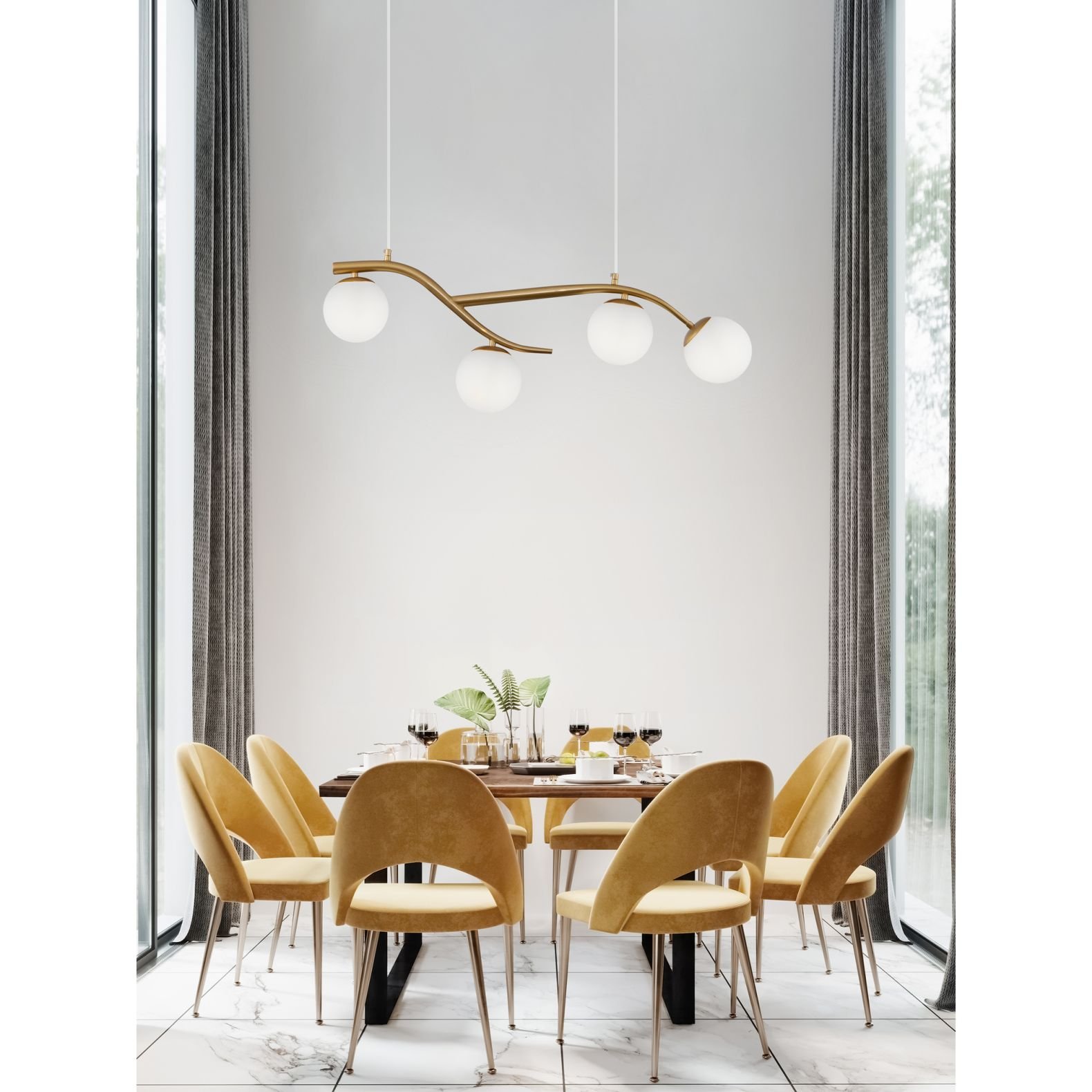 Подвесной светильник Freya (Фрея) FR8015PL-04BS