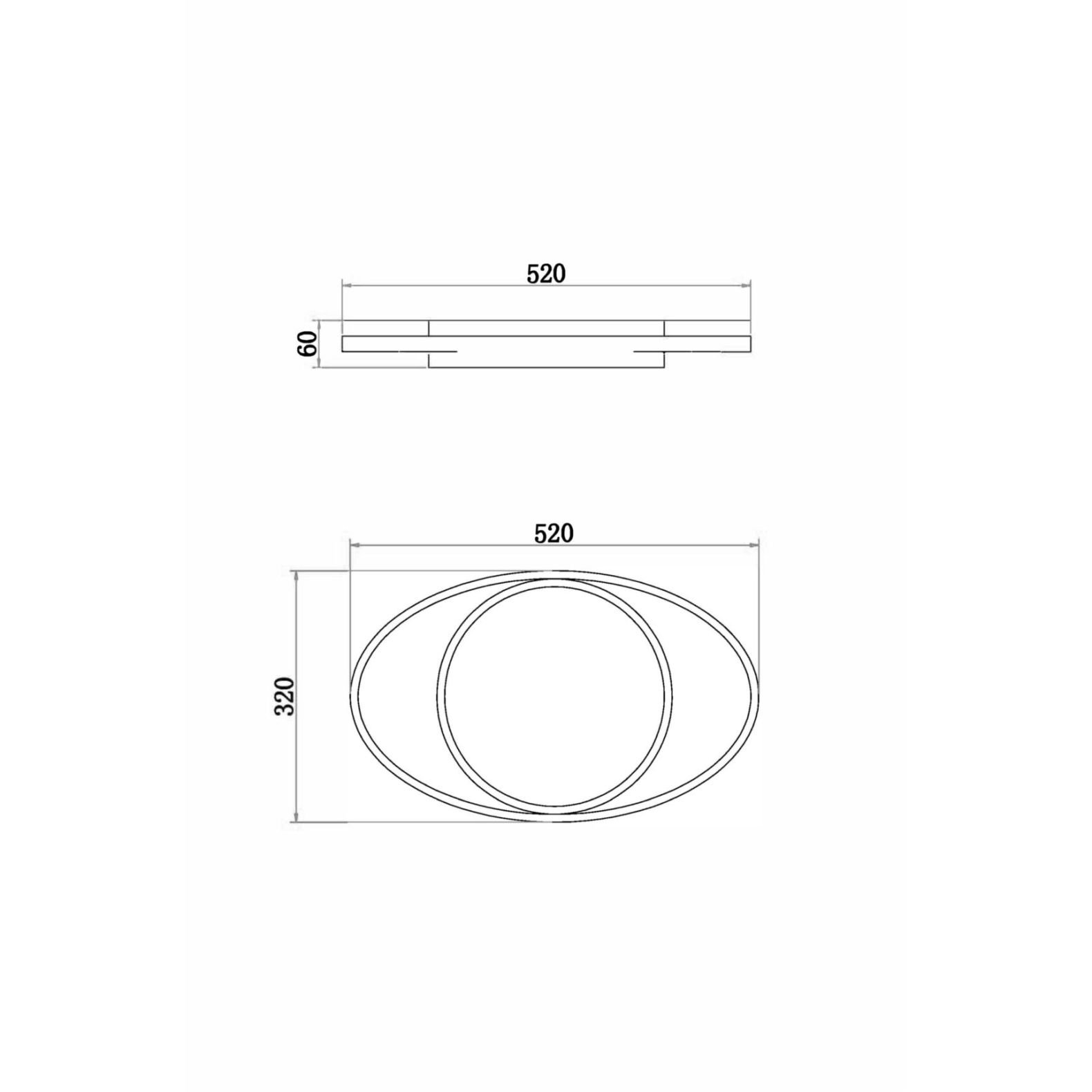 Светильник Freya (Фрея) потолочный светодиодный Cosmic FR10015CL-L62B