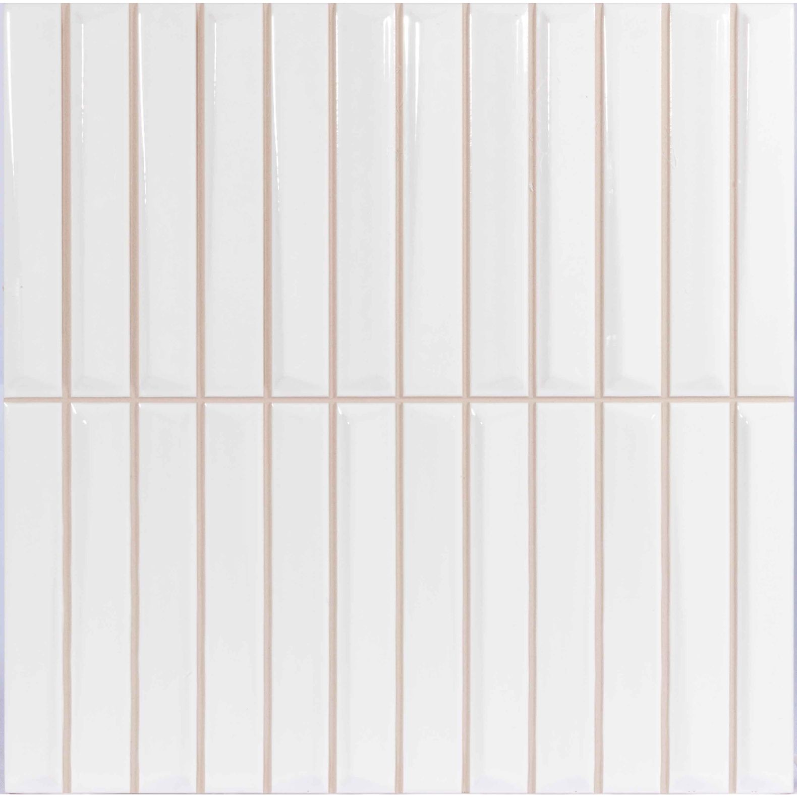 Керамическая плитка Monopole (Монополе) Melody White глянцевая 20x20 см, 85679