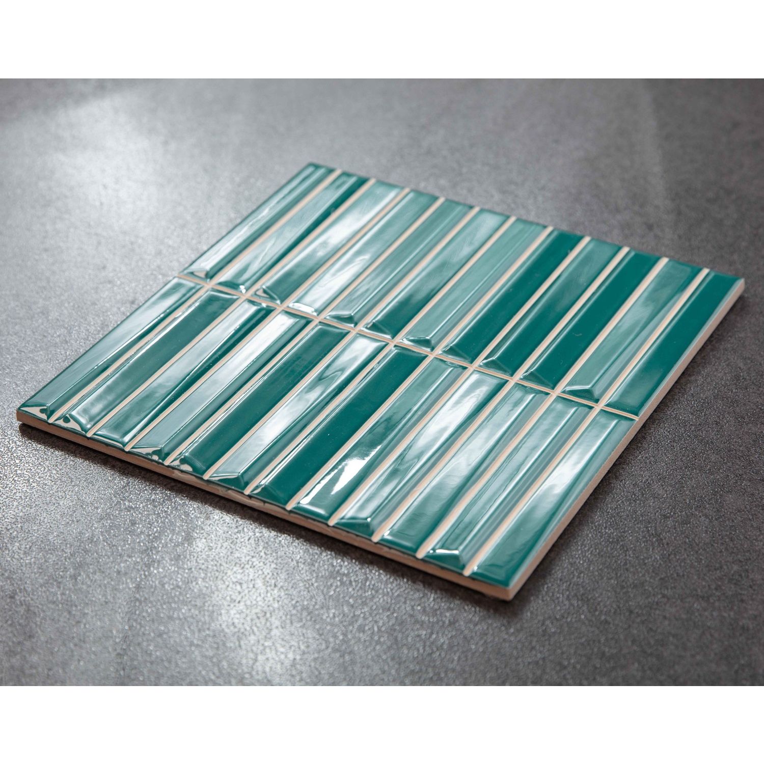 Керамическая плитка Monopole (Монополе) Melody Turquoise глянцевая 20x20 см, 85689