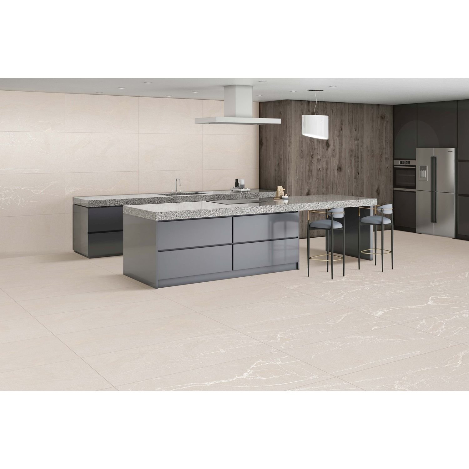 Керамогранит Realistik (Реалистик) Alexandria beige sugar carving 60x120 см