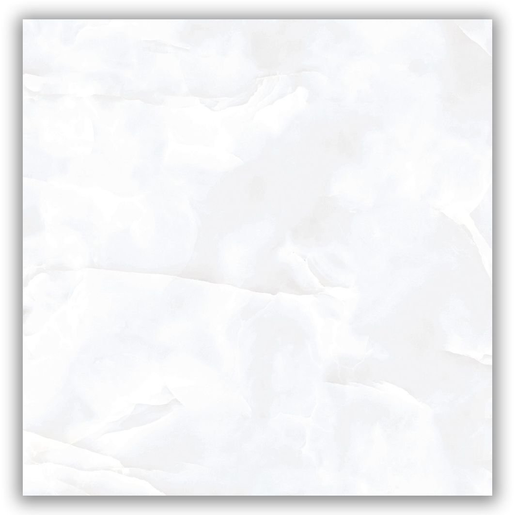 Керамогранит Realistik (Реалистик) Coin white glossy 60x60 см, глянцевый