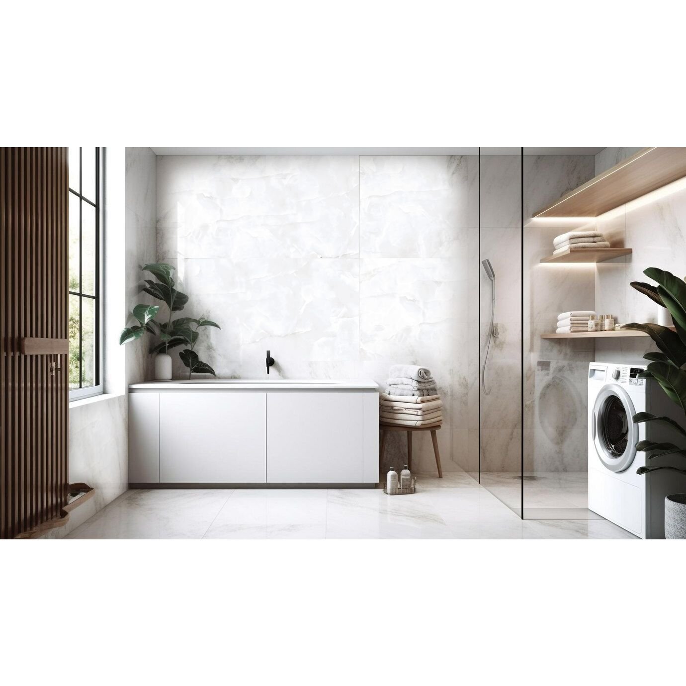 Керамогранит Realistik (Реалистик) Coin white glossy 60x60 см, глянцевый