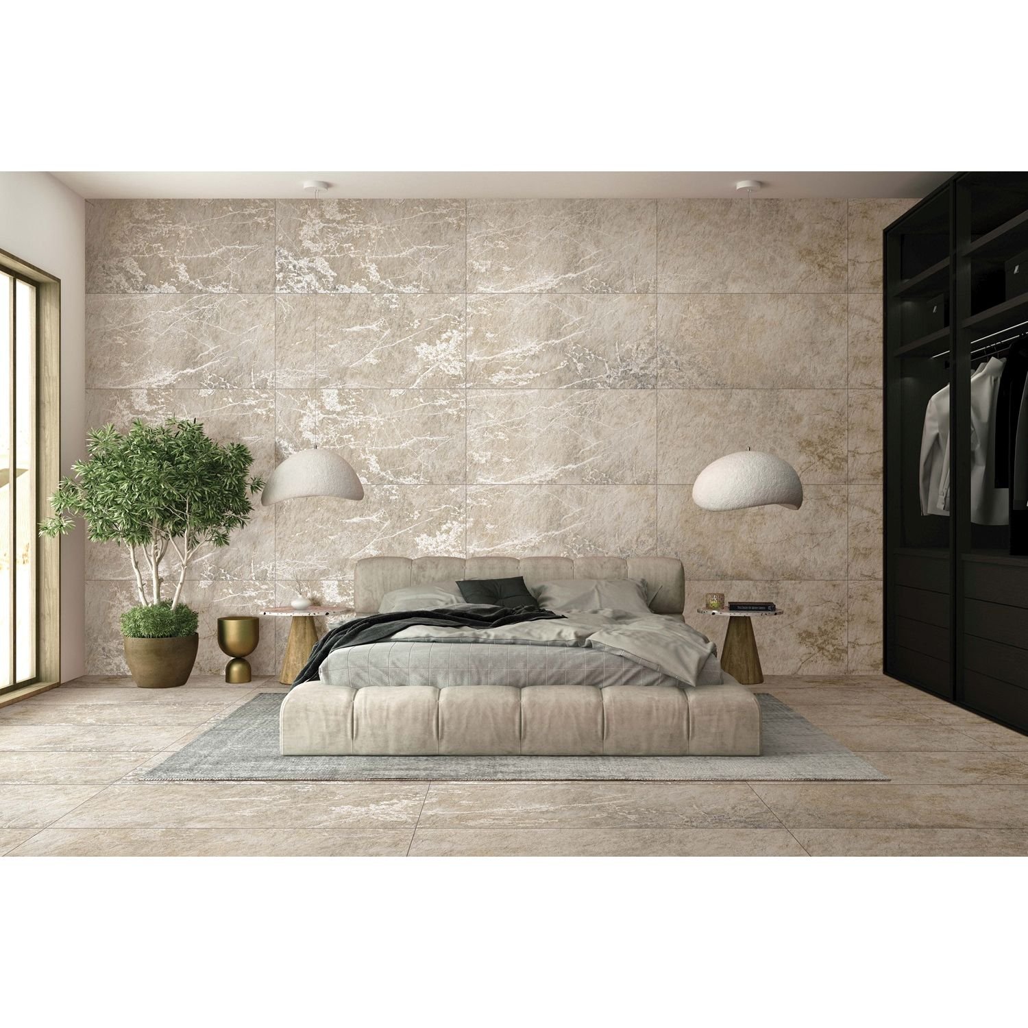 Керамогранит Realistik (Реалистик) Cordelia crystal marfil stonelo carving 60x120 см