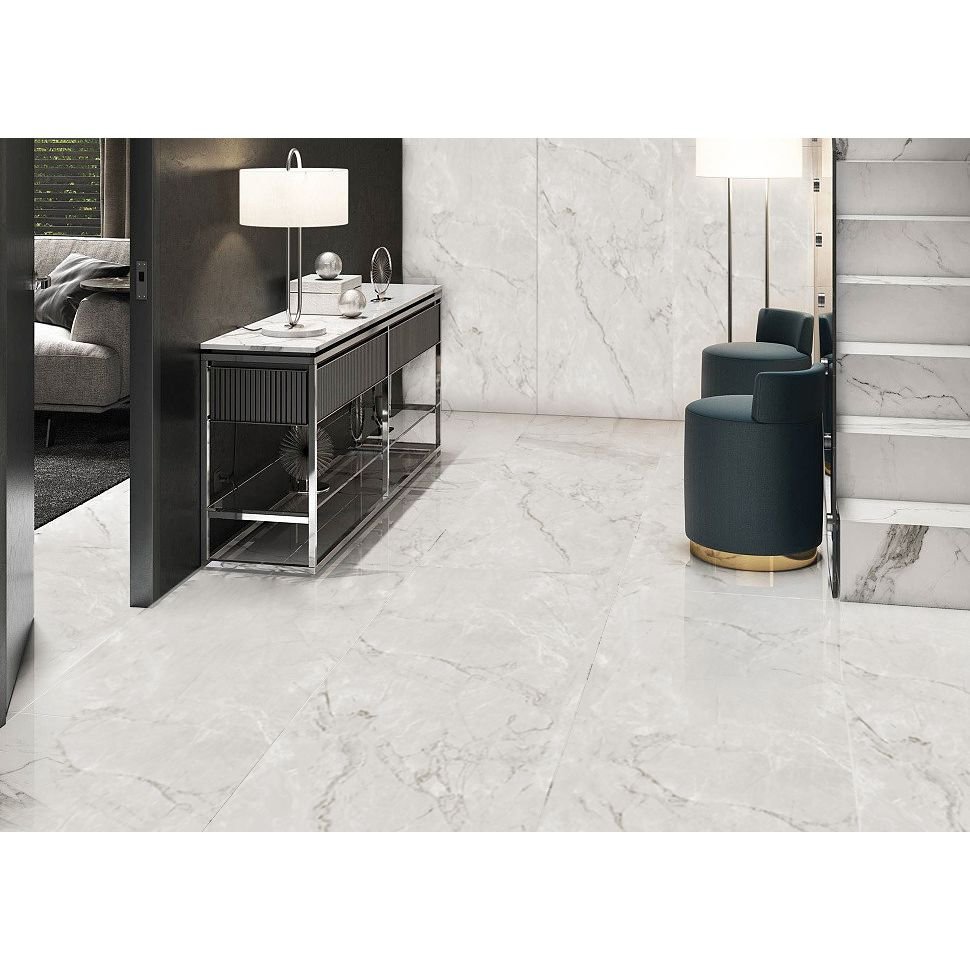 Керамогранит Realistik (Реалистик) London bianco matt carving 60x120 см