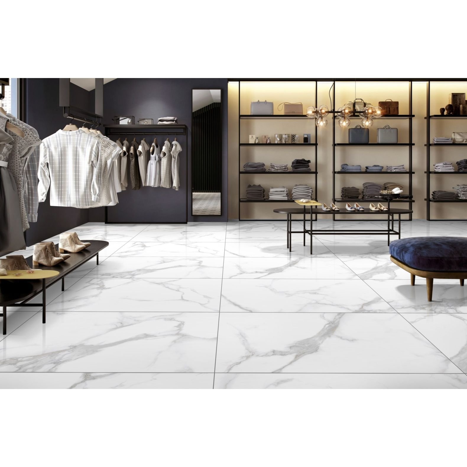 Керамогранит Realistik Luxury calacatta matt carving 60x60 см