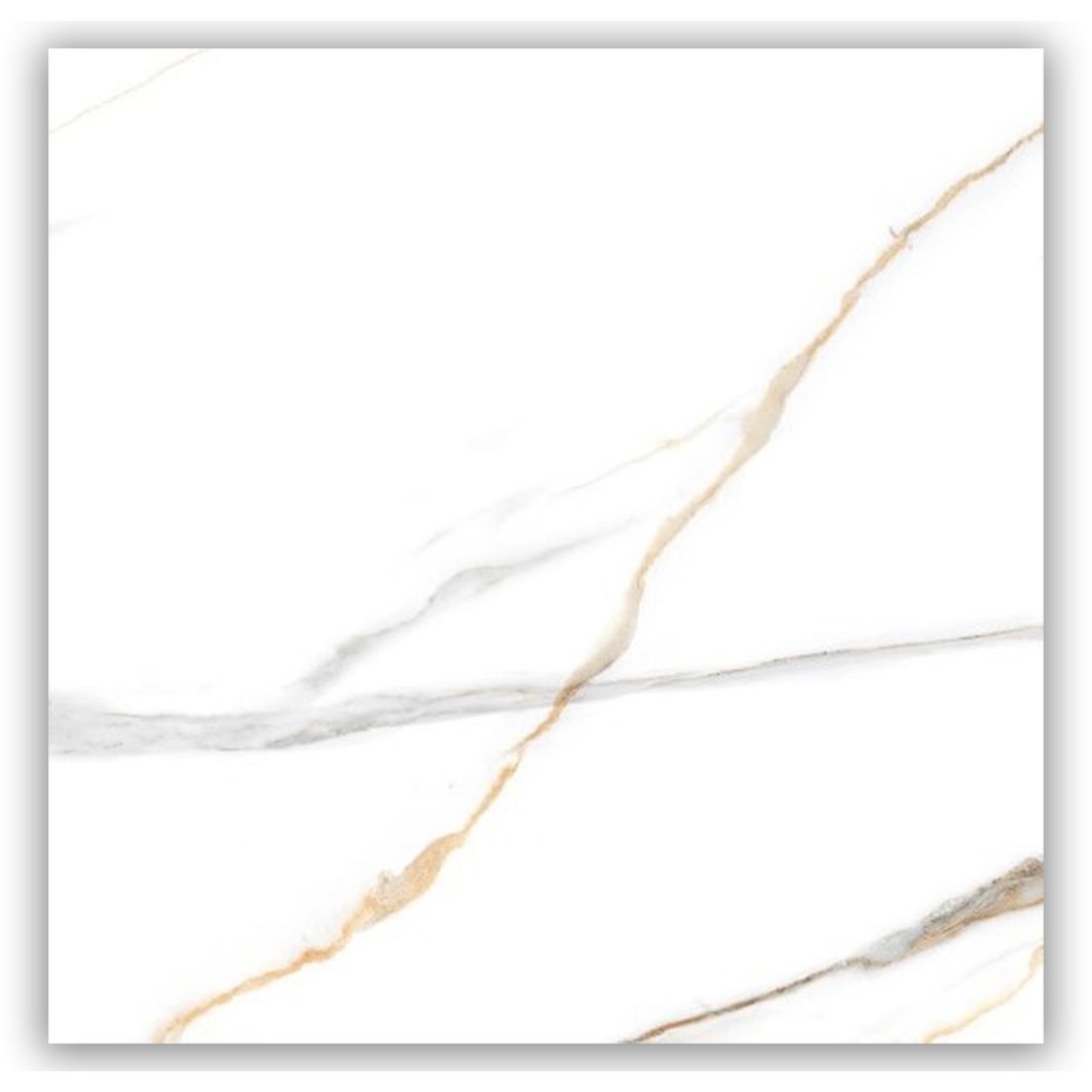 Керамогранит Realistik (Реалистик) Maritaca statuario glossy 60x60 см, глянцевый